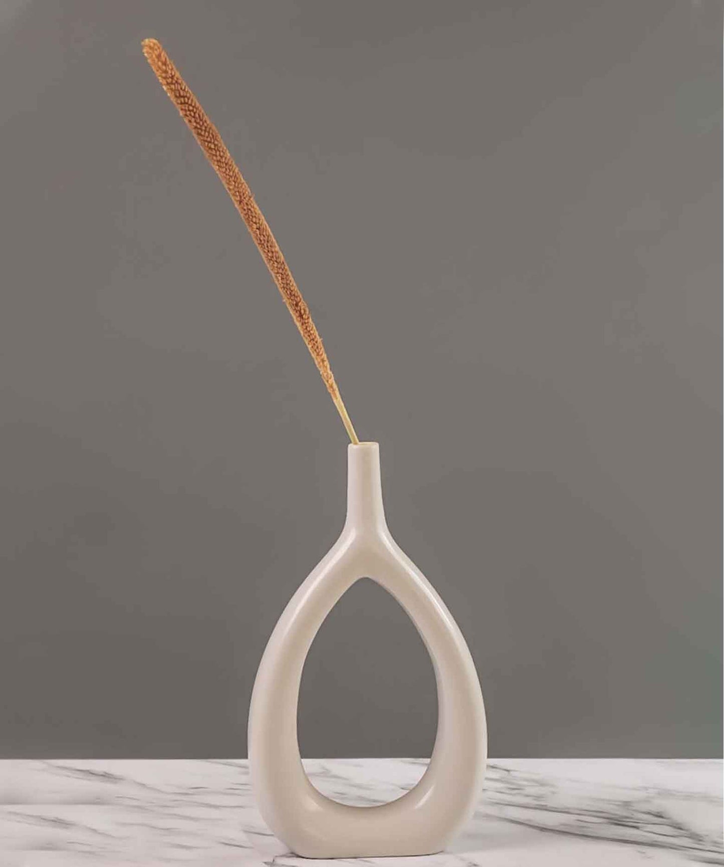 Hollow Vase - Grey