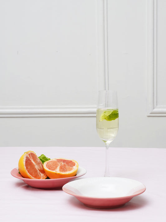 Soiree Half Moon Quarters Plates- Set of 2