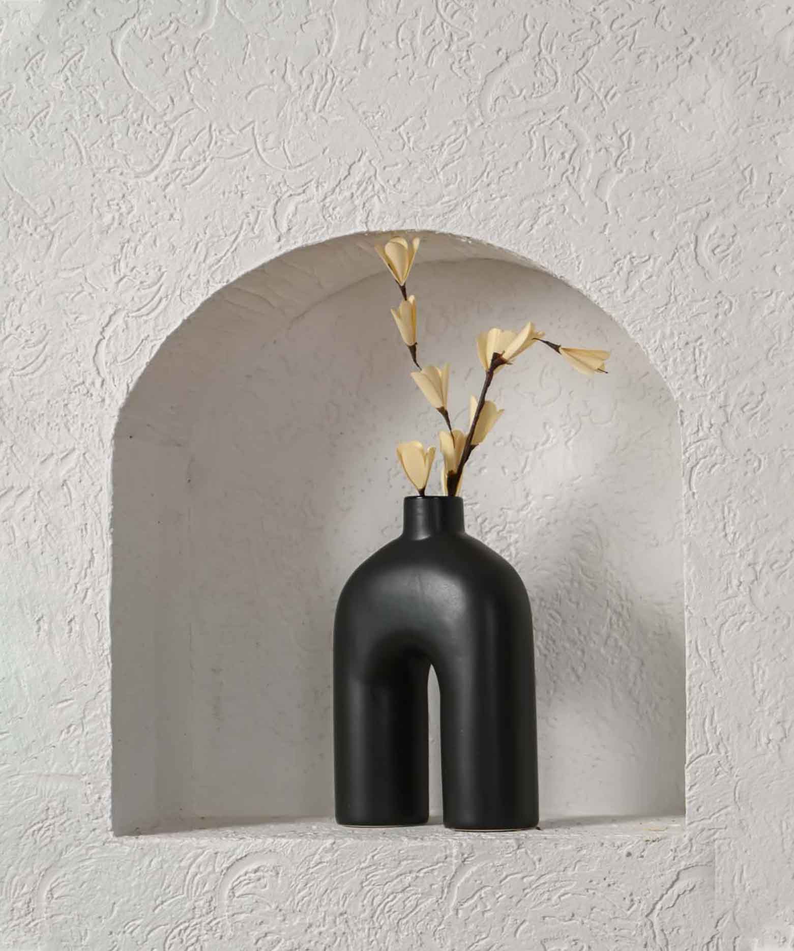 Boho Vase -  Black