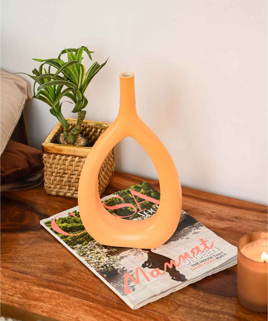 Hollow Vase- Orange
