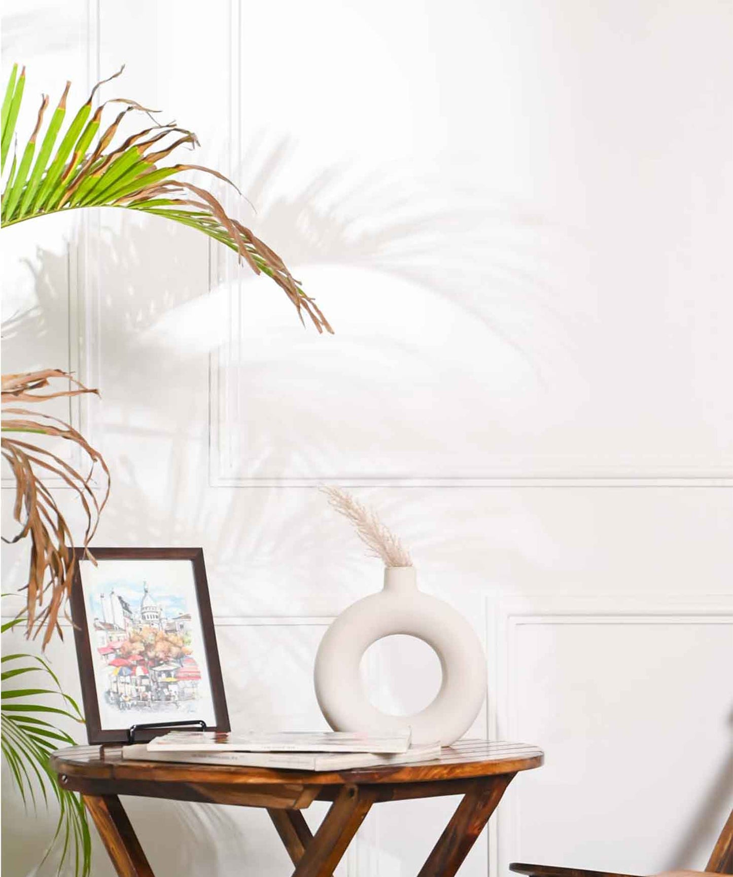 Donuts Vase White 8 Inch