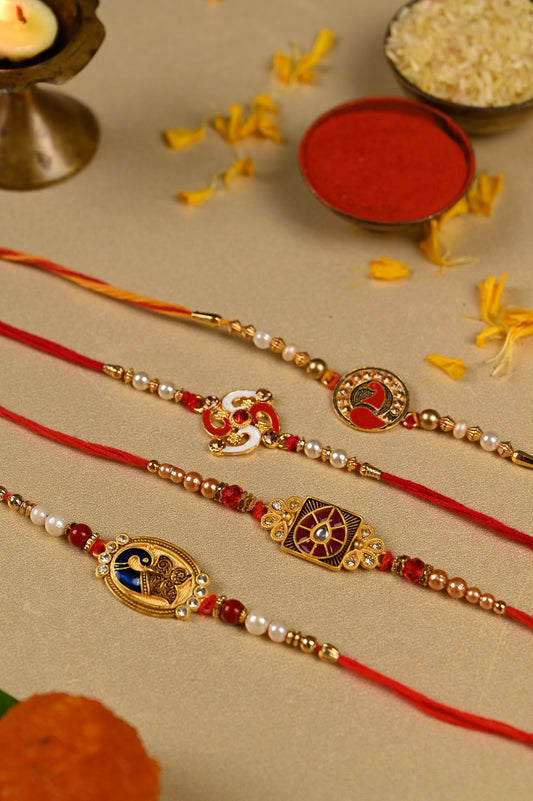 Dhaga Designer Rakhis Set of 4