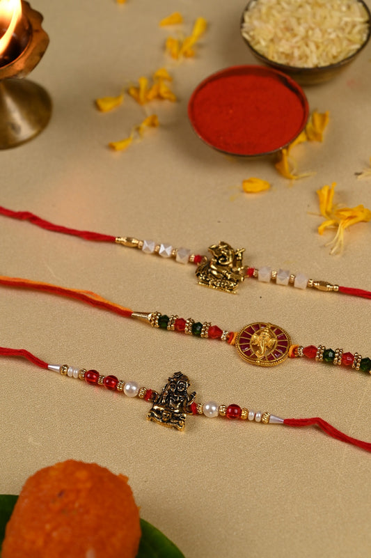 Dhaga Religious Rakhis Set of 3