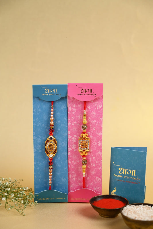 Dhaga Designer Rakhis Set of 2