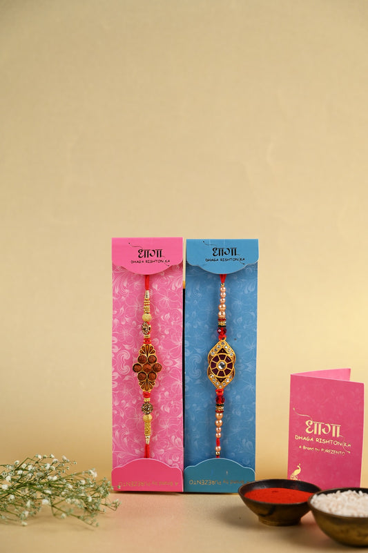 Dhaga Designer Rakhis Set of 2