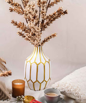 Saskia Vase - White