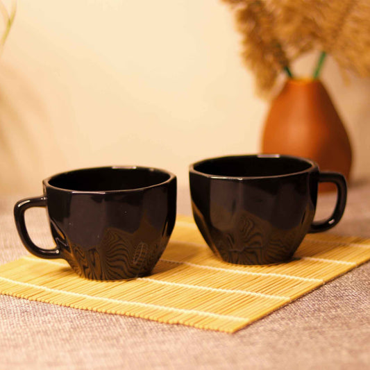 Black Diamond Cut Cup Pack of 2 Set