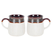 Brownstone Leaf Mugs Pack of 2
