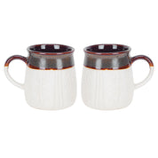 Brownstone Leaf Mugs Pack of 2