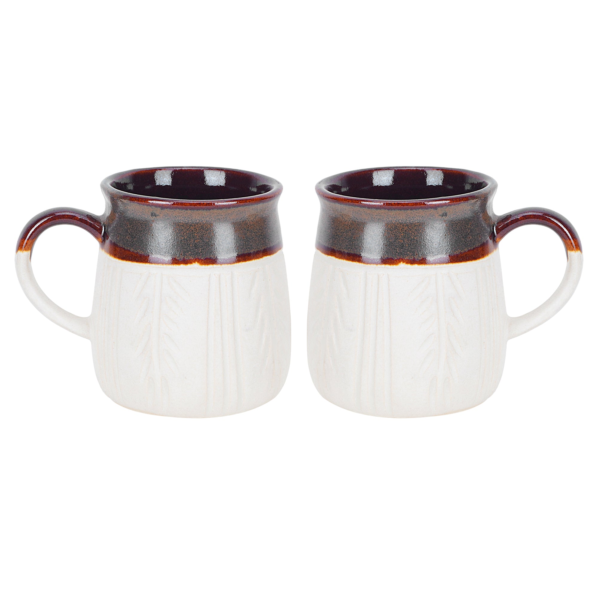 Brownstone Leaf Mugs Pack of 2