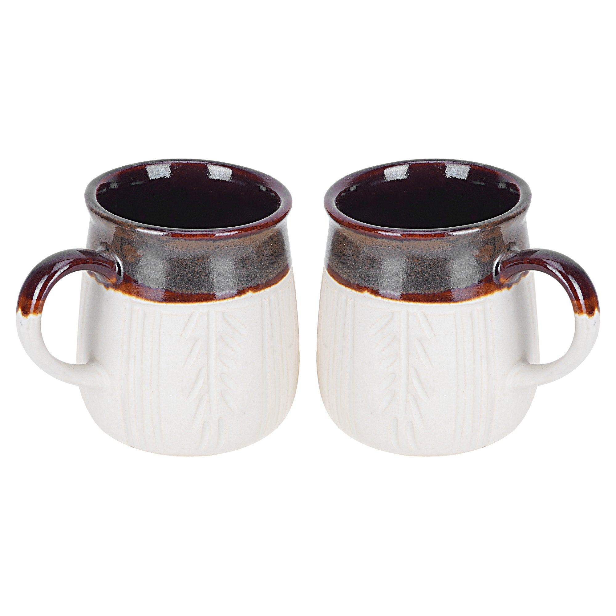 Brownstone Leaf Mugs Pack of 2