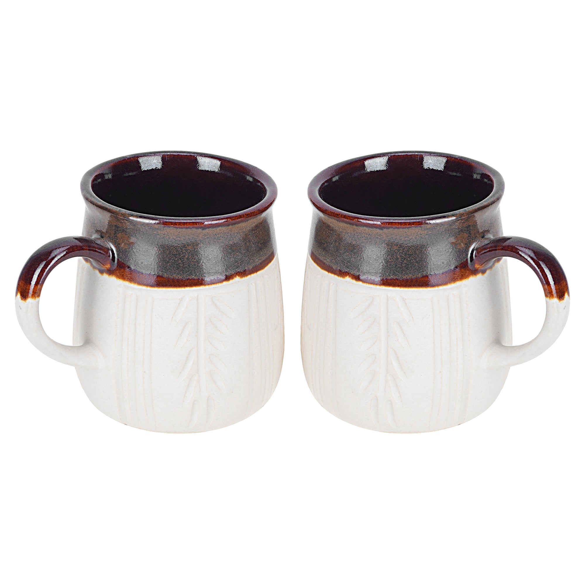 Brownstone Leaf Mugs Pack of 2