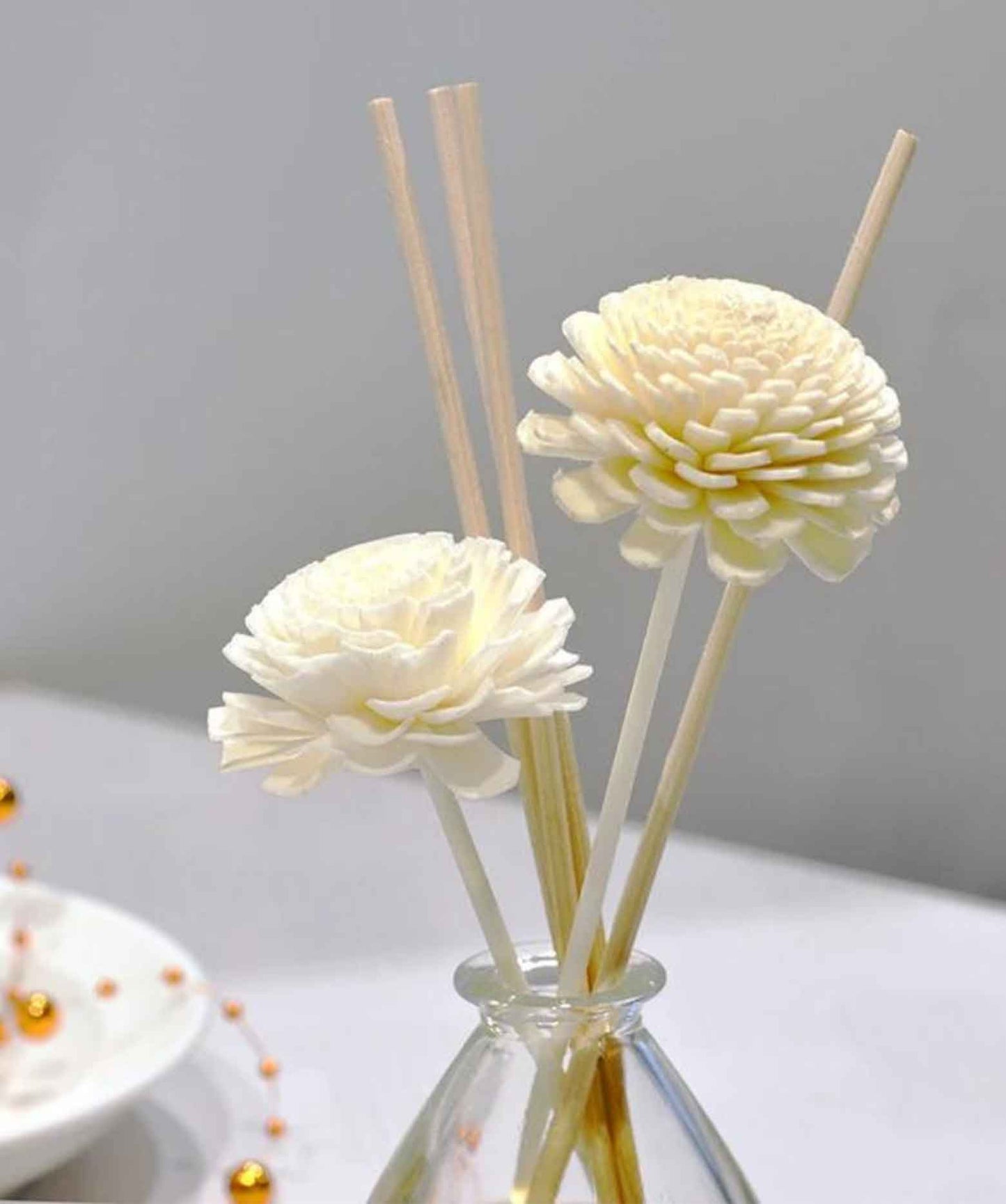Flower Rattan Reed Diffuser Sticks Pack of 15