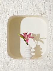 Orbit Vase - White/Black